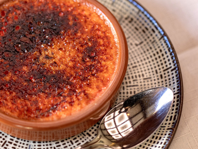 L'Auberge Crème brûlée aux pralinés, un pur régal